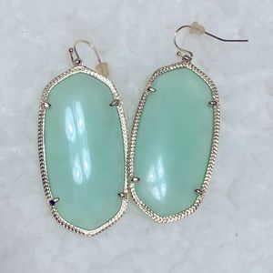 Kendra Scott Light turquoise Danielle earrings
